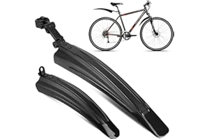 Bicycle Fenders Bike Mudguard Set Mountain Bike Front and Rear Mud Guard Adjustable Bike Fender Bicycle Cycling Tire Fenders 