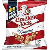 Cracker Jack The Original, 1.25 oz Bags Pack of 12 Caramel Coated Popcorn and Peanuts Snack comes with Bonus Inspirational Ma