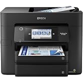 Epson Workforce Pro WF-4830 Wireless Color All-in-One Inkjet Printer | Print, scan, copy, fax; up to 25 ppm, 50-sheet ADF, auto 2-sided, 500-sheet capacity; ideal for small offices