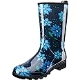 HISEA Women's Rain Boots Waterproof Mid Calf Garden Boots for Women