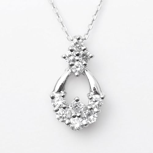 Amazon スイート メモリー 天然 テン ダイヤモンド ネックレス プラチナ ペンダント Pt D 0 30ct 花かごモチーフ 結婚記念日 宝石鑑別書付き スイート テン ネックレス 通販