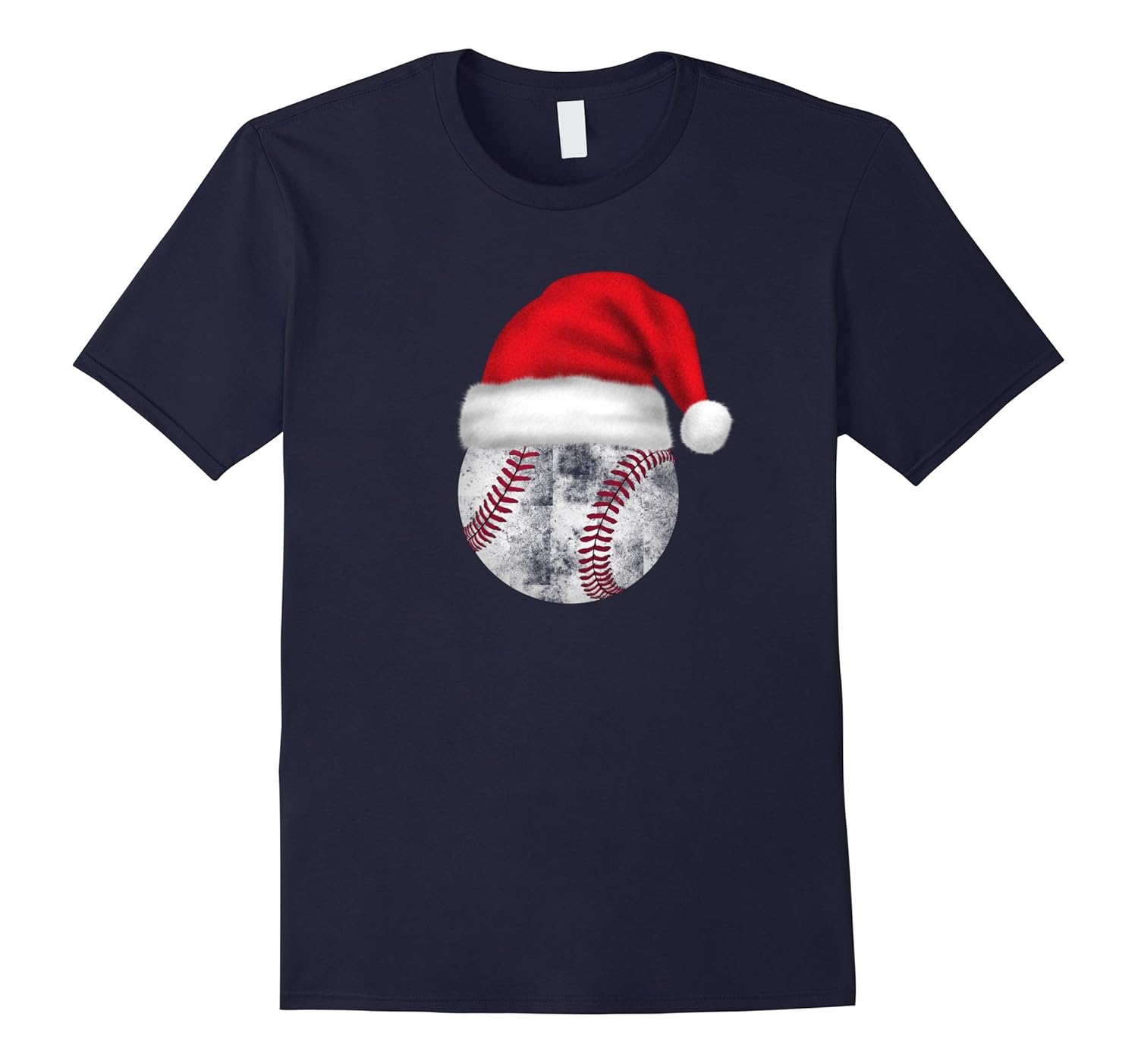 Baseball Santa Hat T-Shirt Christmas Gift Jersey-ANZ