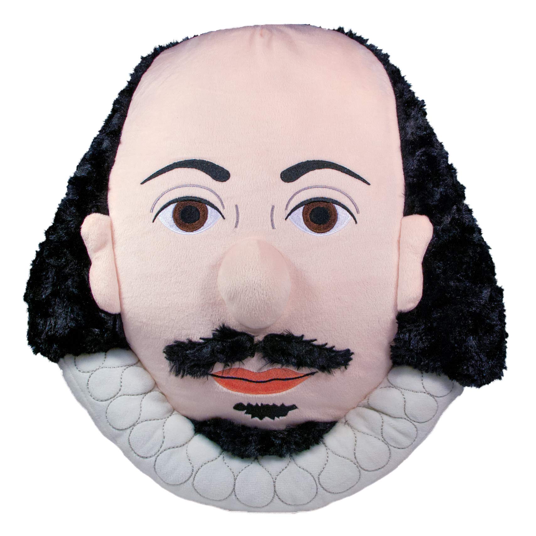 Shakespeare Stuffed Portrait - Dreamers to Cushion Your Dreams - 16" x 15"