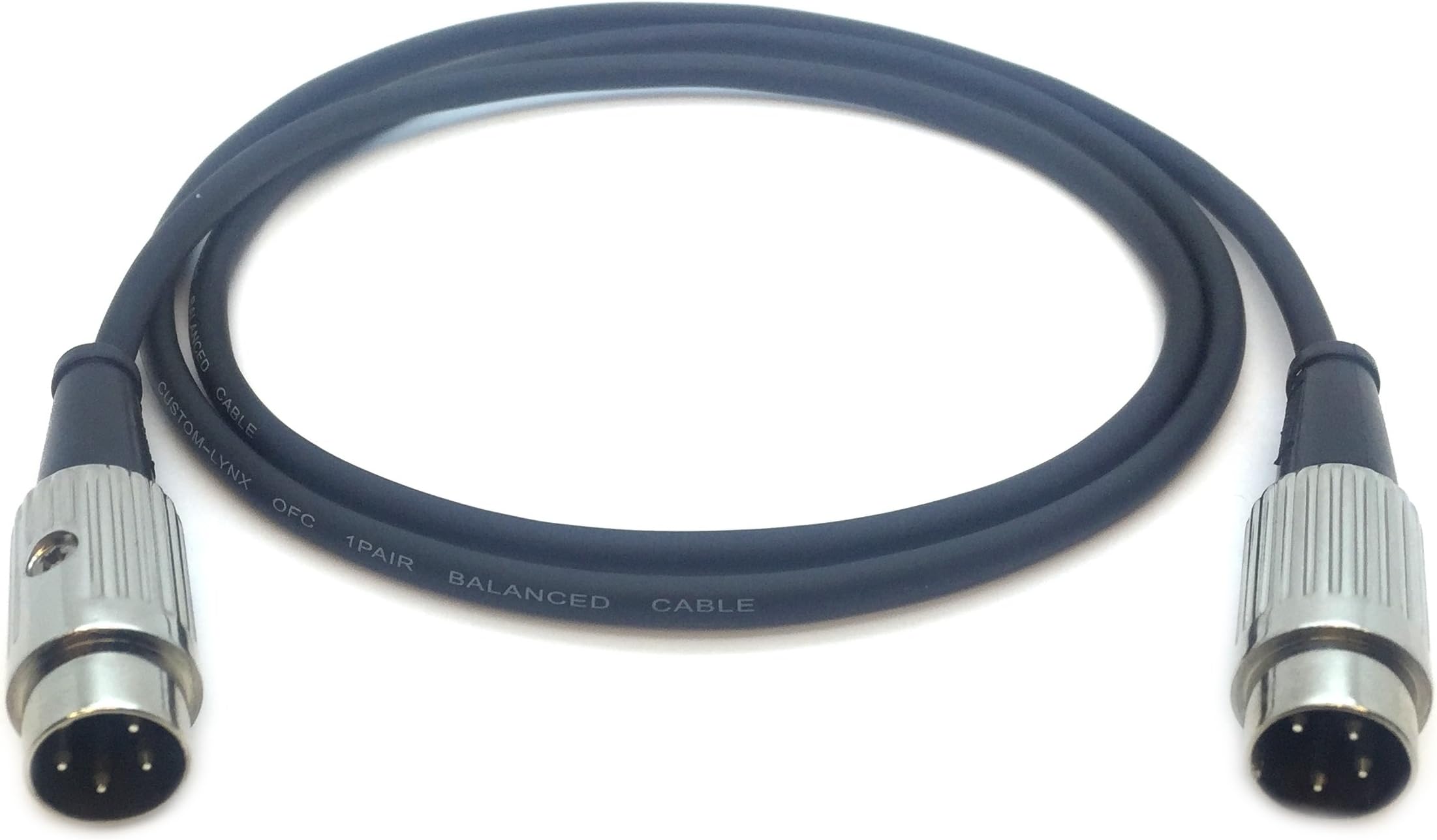 4 Pin DIN to 4 Pin DIN Interconnect Cable Quad 33 44 303 405 405-2 PRO Deltron (7 Metre)