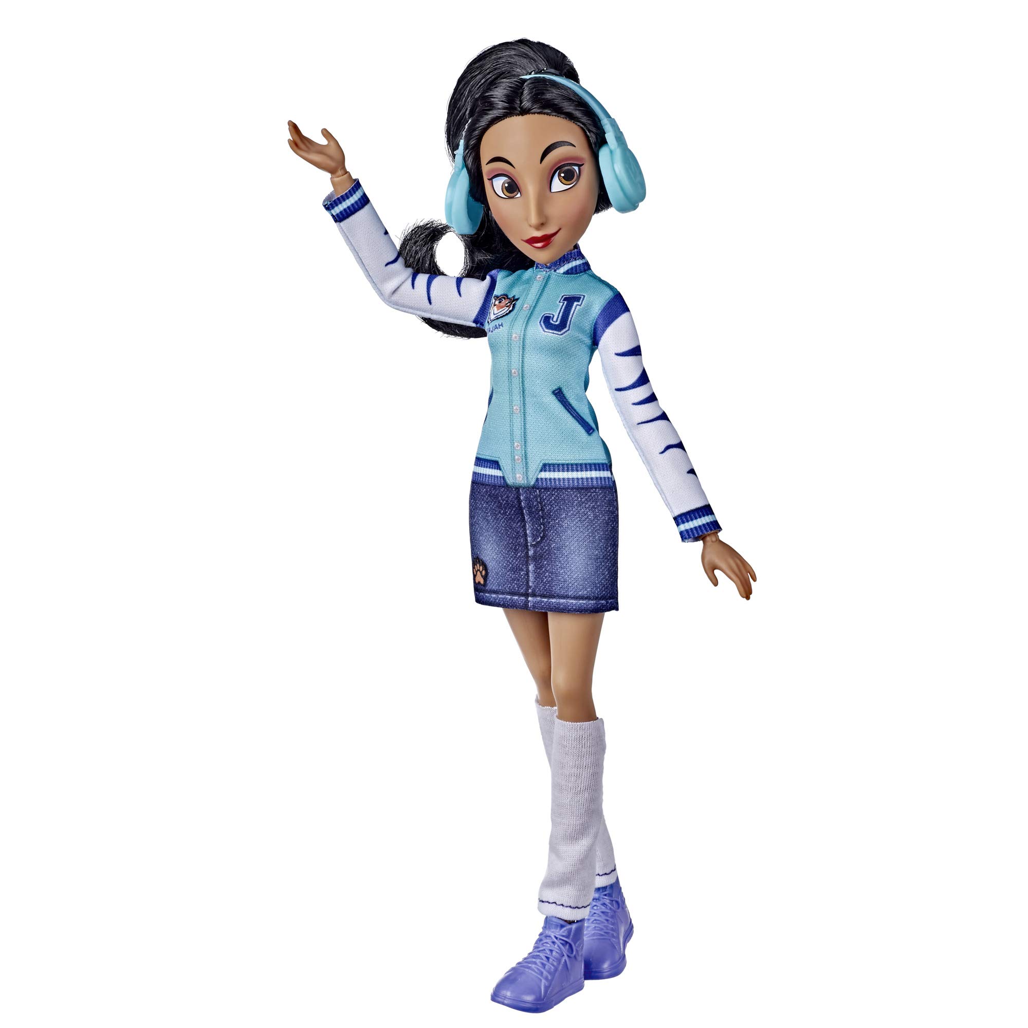 Disney Princess Comfy Squad Jasmine Fashion Doll, Toy Inspired by the Film Ralph Breaks the Internet, Casual Outfit Doll, Girls From 5 Years Old