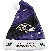 NFL Team Logo High End Holiday Santa Cap Hat