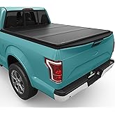 AUTOSAVER88 FRP Hard Tri-fold Truck Bed Tonneau Cover Fits for Ford F-150 F150 2015-2026 5.5ft Bed (Excl. Raptor Series)