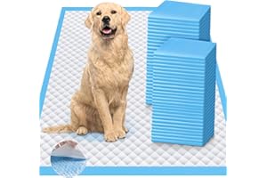 IWEEPET Upgraded 4XL 36"x36" Thicken 6 Layers Dog Pee Pads, Ultra Absorbent Pee Pads, Absorb up to 12 Cups, Leak-Proof & Quick Dry Puppy Pads for Puppy,Surgery, Older,Cats, Rabbits,30 Counts