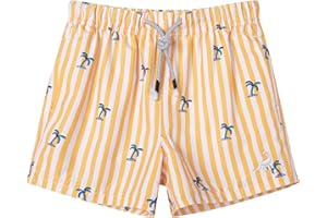 SURF CUZ Boys Swim Trunks Toddler Swim Shorts UPF 50+ Bathing Suit for Boy Swimsuit Quick Dry Mesh Beach Boardshorts Swimwear