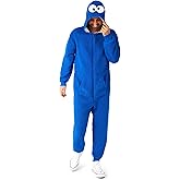 Opposuits Adult Unisex Onesie - Sesame Street One-piece Pajamas - Loose Fit - Including Pockets