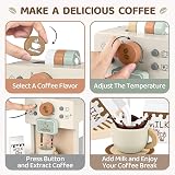 Airlab Wooden Coffee Machine Toy for Kids Pretend Play Kitchen Accessories view 5