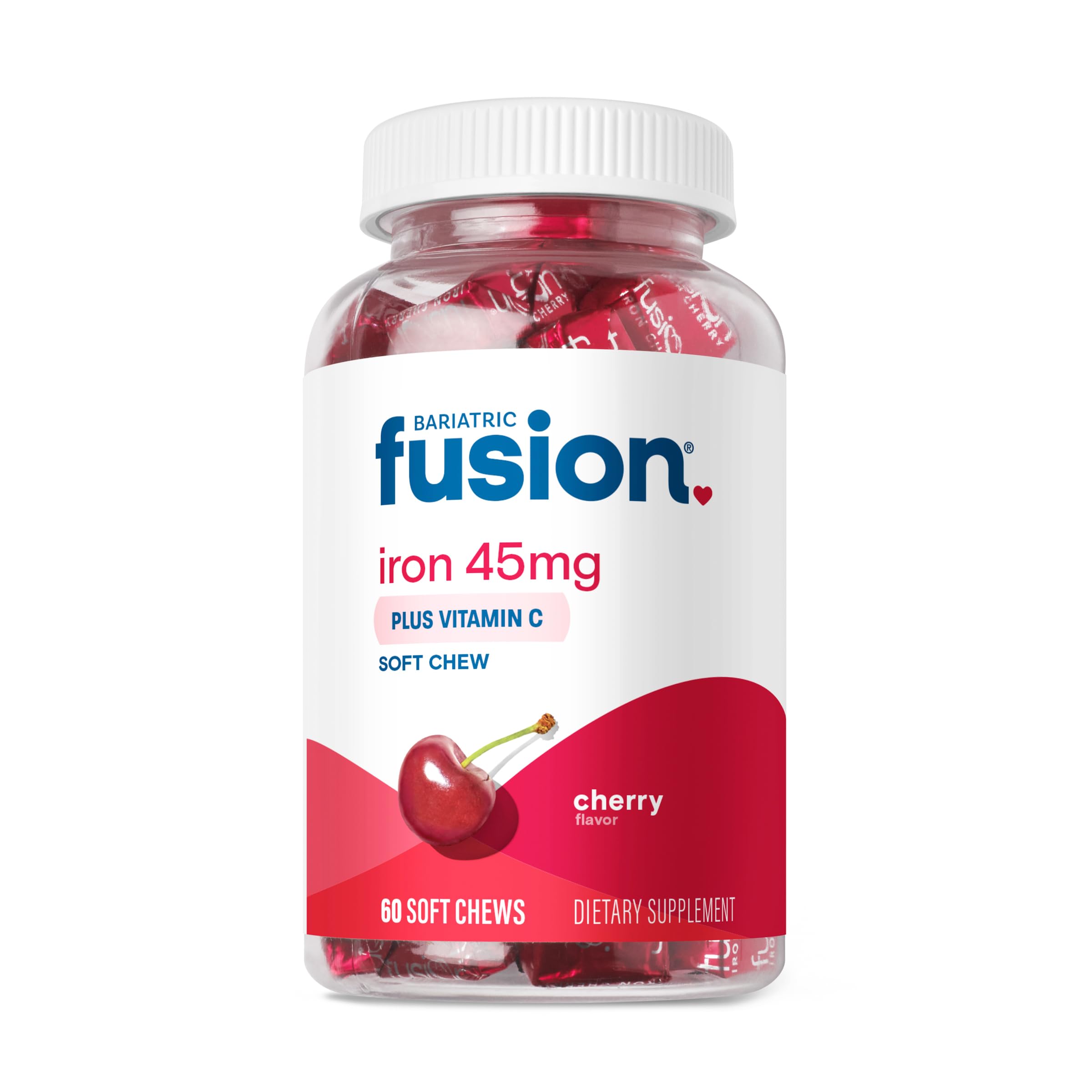 Iron Soft Chews 45 mg (Cherry)