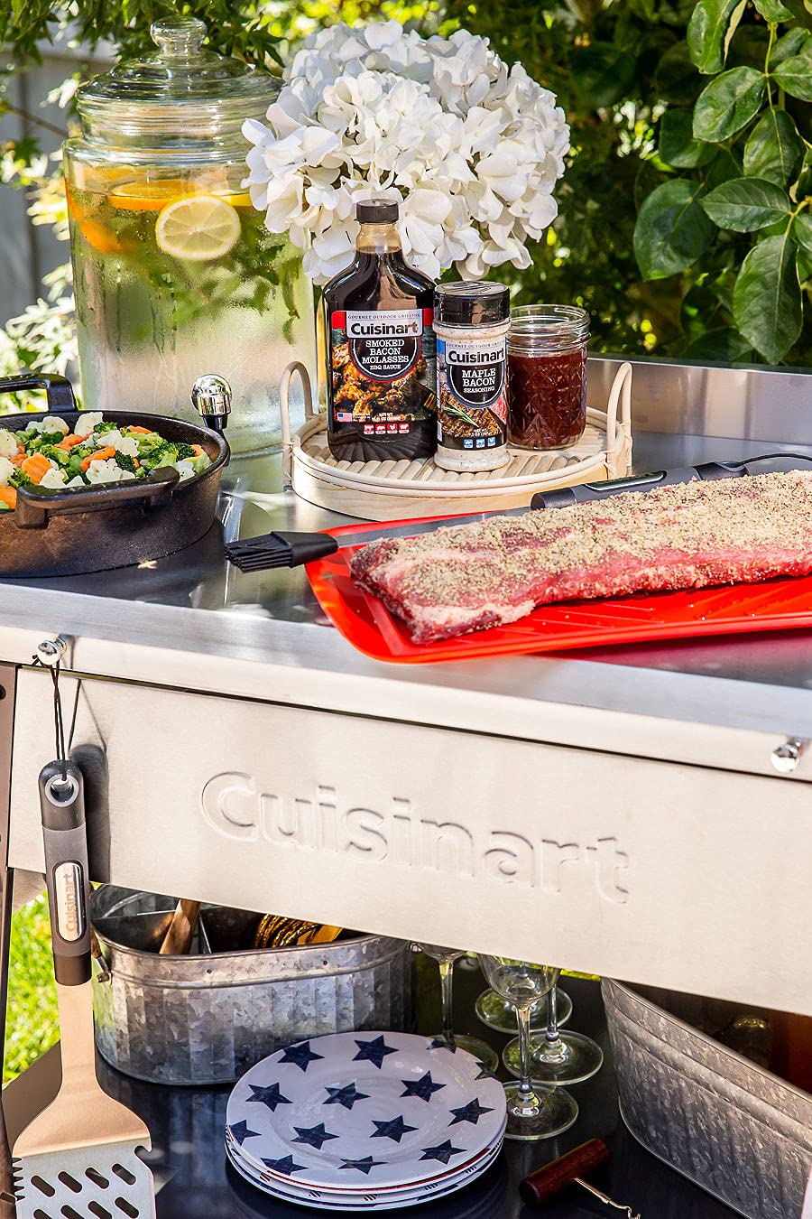 Cuisinart CCP-1000, Pre-Seasoned Cast Iron Griddle Pan, 10