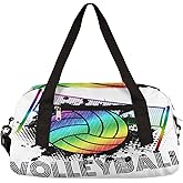 Volleyball Sport Ball Gym Duffle Bag for Kids,Sports Bag for Teens Boys & Girls Small Waterproof Overnight Weekender Carry School Practice Travel Bag