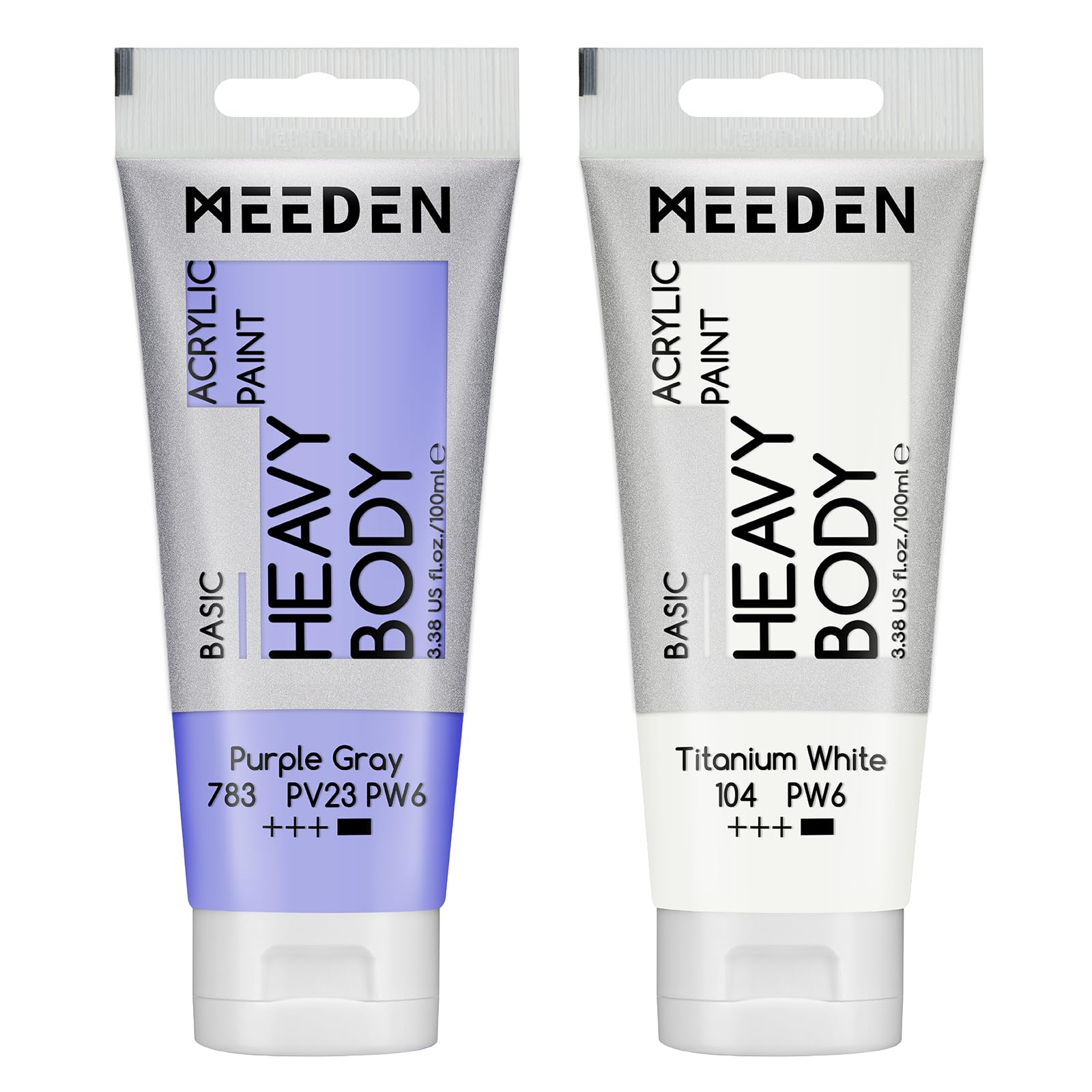 MEEDEN Acrylic Paint Purple Gray: Bundled with