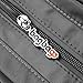 13 Pockets Purse Organizer Tote Insert Liner Bag with Anti-theft Keychain(M,Black)