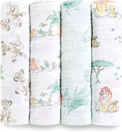 lion king muslin cloths