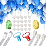 NW 1776 Balloon Arch Tape, Balloon Arch Garland Decorating Strip Kit 2pcs 16.5ft for Party Wedding Birthday Christmas DIY