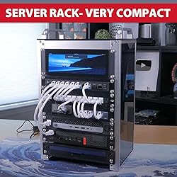 GeeekPi 8U Server Cabinet, 10 inch Server Rack for