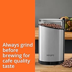 KRUPS Electric Coffee Grinder: 3 oz Capacity, 200