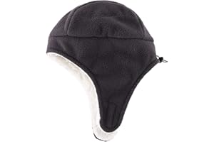 Home Prefer Toddler Boys Winter Hats Sherpa Knit Fleece Beanie Kids Earflaps Hat