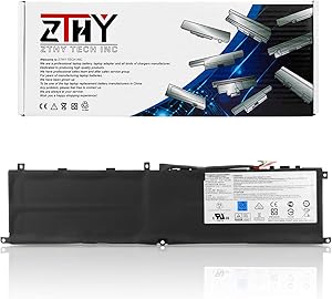ZTHY New BTY-M6L Battery Replacement for MSI GS65 Stealth Thin 8RF 8RE 9RE PS42 8RB P65 Creator 8RD 8RE MS-16Q2 MS-16Q3 PS63 Modern 8RC GS75 8SG Series Laptop 15.2V 5380mAh 80.25Wh