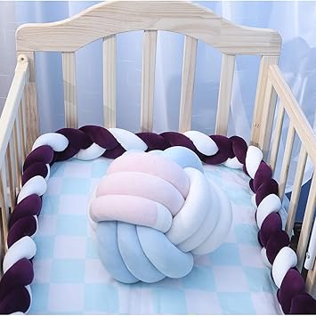 braided crib bumper amazon