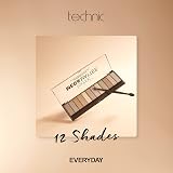 Technic Nude Eyeshadow Palette 12 Matte Shades 18g Professional Long Lasting view 3