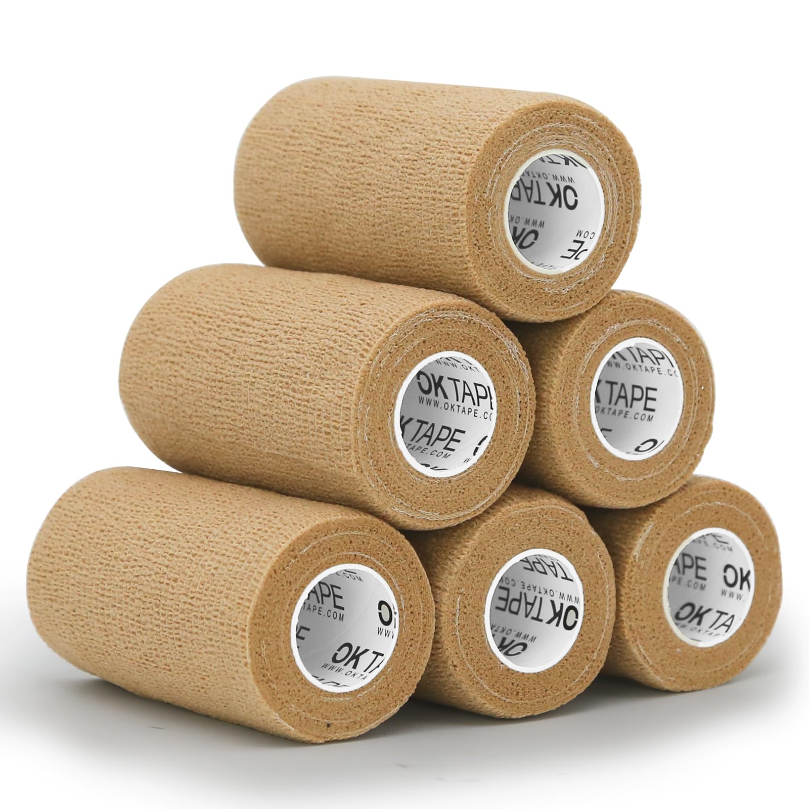 Self Adherent Cohesive Bandages Wrap - 6Packs, 4