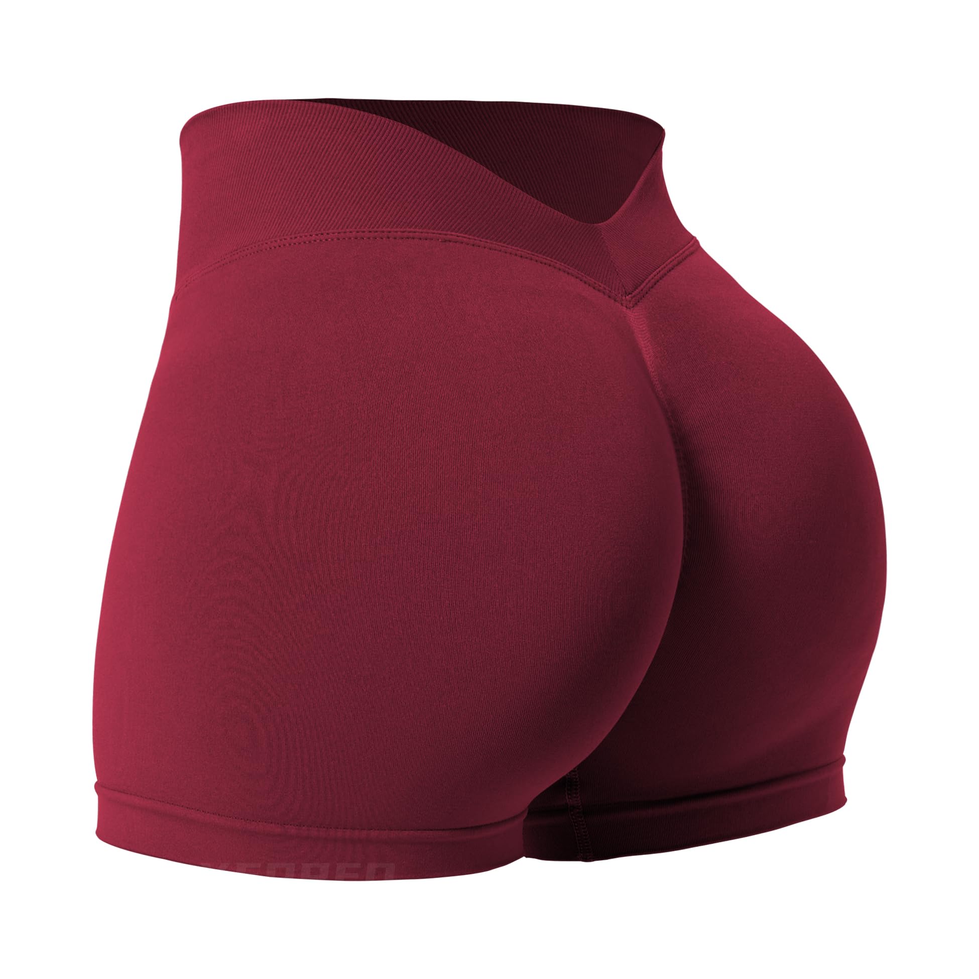 YEOREO Workout Scrunch Shorts Women V Back Gym Butt