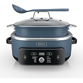 Ninja&reg; PossibleCooker&trade; PRO Plus 9-in-1, 8.5-qt, Blue Macaron, MC2001 | Replaces 16 appliances, 1400W, Slow Cook, Sear, Saut&eacute;, Proof, Pasta/Rice, oven-safe ceramic pot, cooker-to-oven-to-table