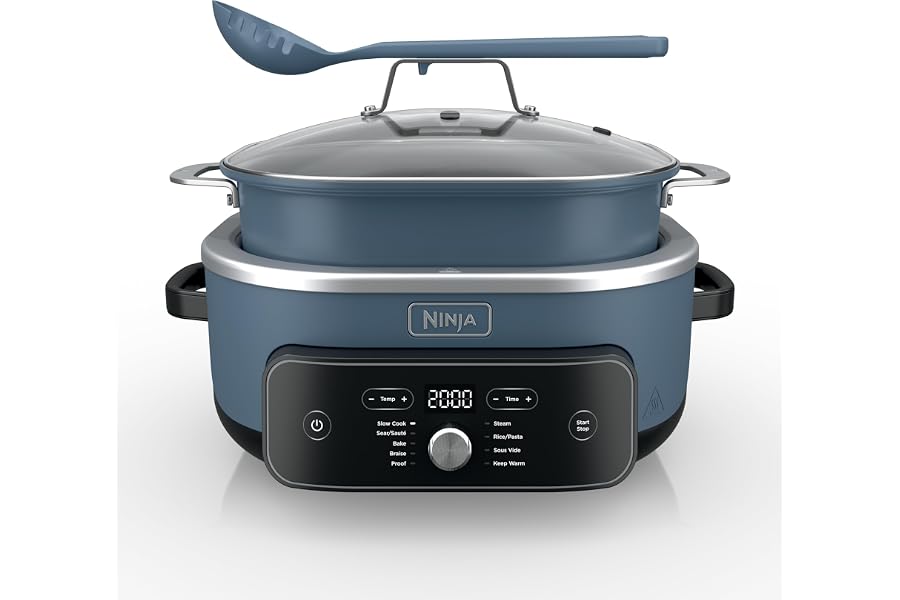 Ninja PossibleCooker PRO Plus 9-in-1, 8.5-Quart, Blue Macaron