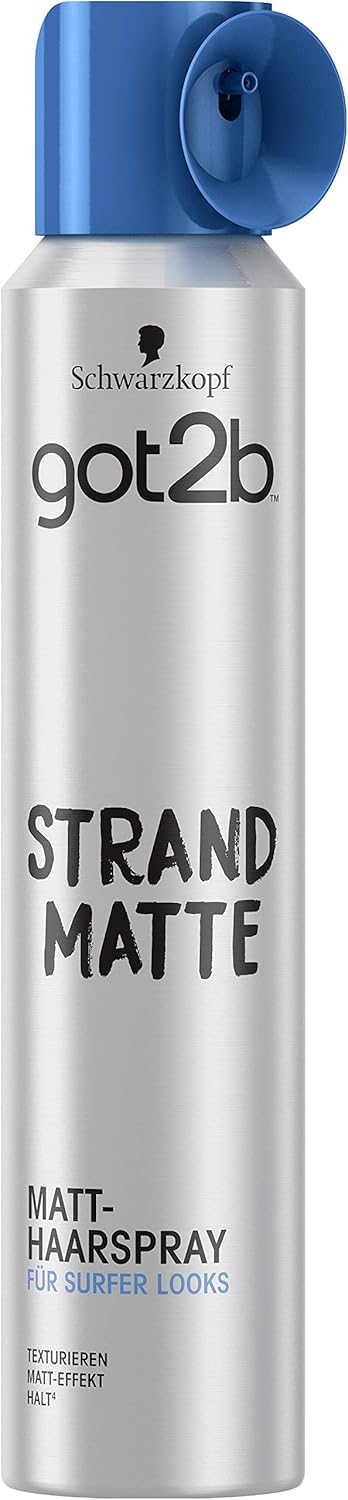 got2b schwarzkopf haarspray strandmatte vegan 1er pack 1 x 200ml