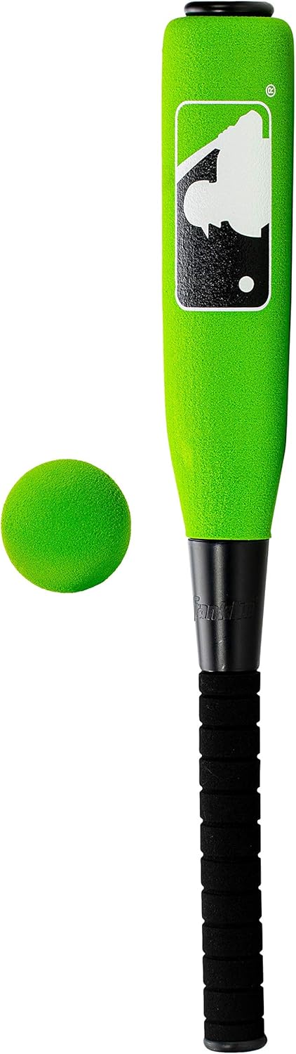 Franklin Sports Foam Baseball Set - Kids Baseball and Bat Set - Includes Foam Bat and Ball - Colors May Vary - Perfect for Beginners - Official MLB Licensed Product, Assorted : Baseball Equipment : Sports & Outdoors