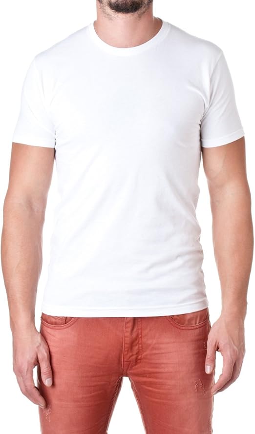 NEXT LEVEL Mens Fitted Tee 3600 - Classic White - XL | Amazon.com