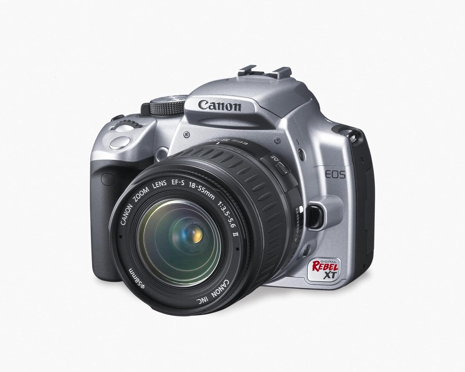 Amazon.com : Canon Digital Rebel XT Silver 18-55mm Lens Kit : Digital  Cameras : Camera & Photo