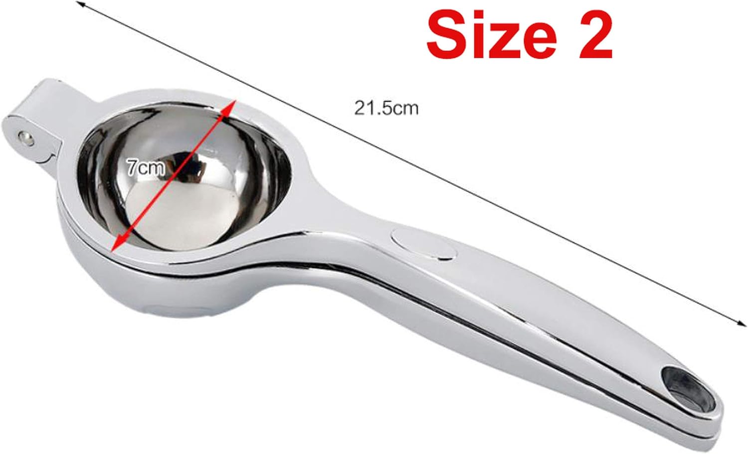 Stainless Steel Citrus Fruits Squeezer Orange Hand manual juicer Kitchen Tools Lemon Juicer Orange queezer Juice Fruit Pressing,Size two 22x7cm