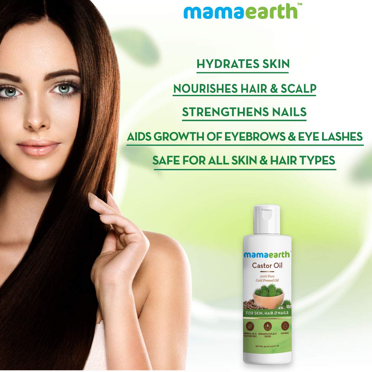 mamaearth castor oil