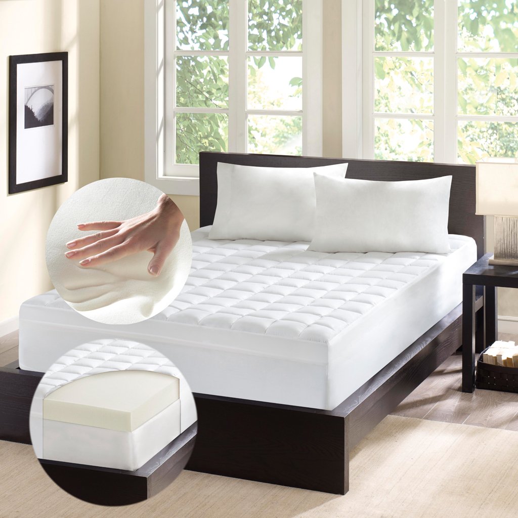 Best 4.5 Inch Memory Foam Mattress Topper Queen