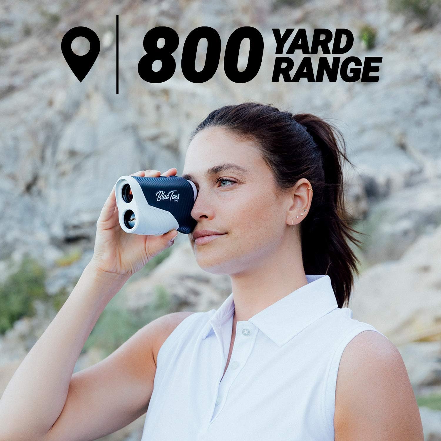Blue Tees Golf Series 2 Pro Slope Laser Rangefinder for Golf 800 Yards Range - Slope Measurement, Flag Lock with Pulse Vibration, 6X Magnification : Sports & Outdoors