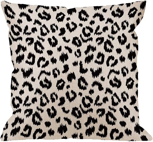 Amazon Com Hgod Designs Leopard Pillow Cover Decorative Throw