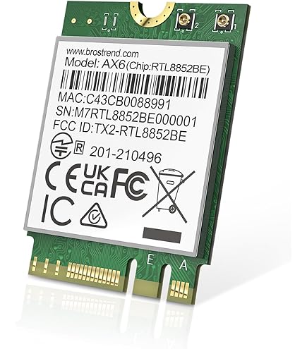 Qualcomm QCNFA344A 802.11ac 867Mbps Bluetooth 4.1 Dell Wireless