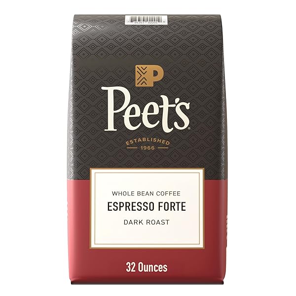 PEET’S COFFEE, DARK ROAST WHOLE BEAN COFFEE, 100%...