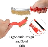 Tomoyuki 6pc Wire Brush Set Stainless Steel Brass Nylon Drill Angle Grinder view 4