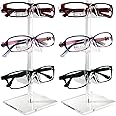 Mooca 2 Pieces Set Acrylic Eyeglasses Frame Riser Display Stand ...
