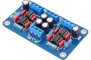 Fafeicy Balanced to Unbalanced Preamplifier Board, PC Material, Low Distortion Signal Processing, Ideal for Retrofitting Ampl