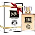 Hybrid & Company Miss Coco Fragrance for Women Eau De Parfum Natural Spray Sensual Scent, 3.4 Fl Oz