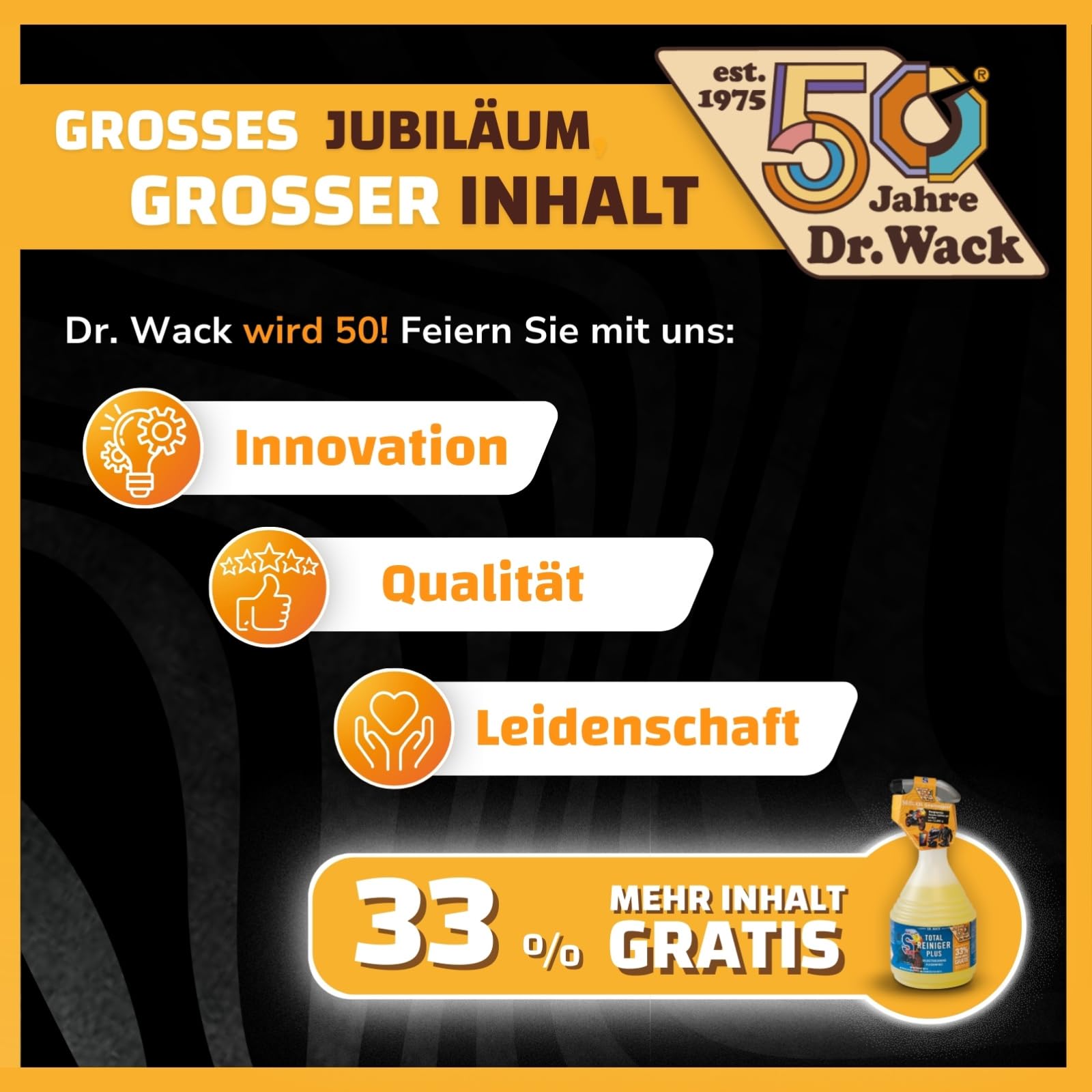 Dr. Wack - S100 Total Reiniger Plus 1000 ml (33% mehr Inhalt gratis) - Limited Edition - Motorrad-Reiniger mit Gel-Formel - Schonende Reinigung von Verschmutzungen - sehr ergiebig & reinigungskräftig 2