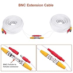 WILDHD BNC Cable,2x200ft All-in-One Siamese Video