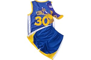 GENERIC Kids Basketball Jersey Set-Youth Basketball Jersey (Tank Top+Shorts+Socks)-3pc Basketball Jerseys for Boys Girls
